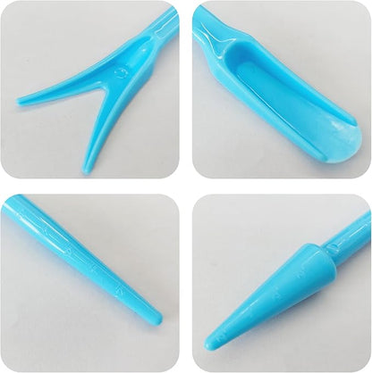 6PCS Mini Garden Hand Succulent Transplanting Tools Set, Plastic Seedling Dibber and Digging Tools