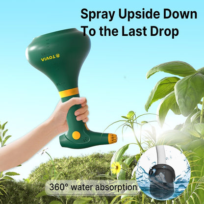 T TOVIA: Garden Sprayer 1 Liter Battery Spray Bottle Powered Electric, Rechargeable, Portable