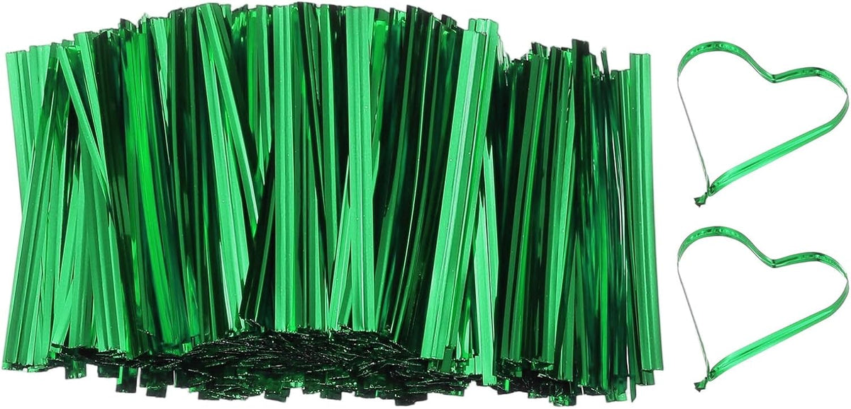 PATIKIL Bag Twist Ties 2 Inch, 800 Pcs Metallic Bread Ties for Treat Plastic Bags Gift Wrapping