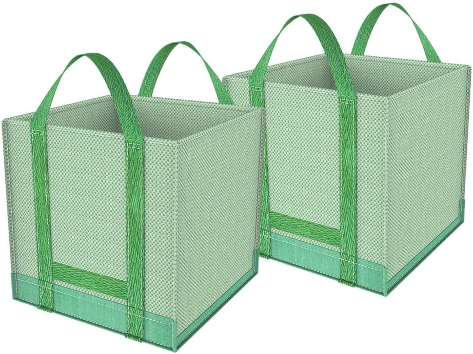 32 Gallons Reusable Garden Waste Bags, Yard Waste Bags, Lawn/Leaf Bags, Heavy Duty Gardening Bags