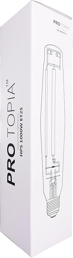 HPS 1000W Pressure Sodium Grow Light Bulb High PAR Enhanced Warm Light Spectrums CCT 2100K Lamp for