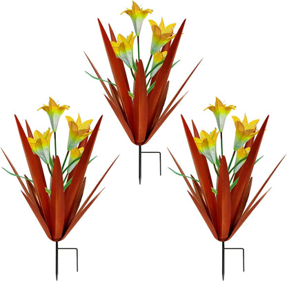 Homight Metal Agave Plant Outdoor Decoration Lily Mexican Yard Art Garden Gift Home Decor Hand