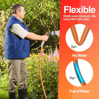 SPECILITE Garden Water Hose 10 ft x 5/8 in with Female to Female Connector, Small Leader Hose for