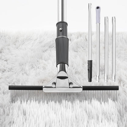Big Carpet Rake with Long Handle, Making Carpets Fluffy Again, Clean Hair, Let Carpet Restore