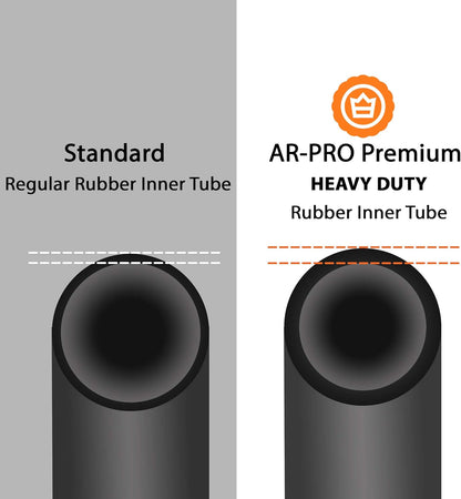 AR-PRO (2 PACK) 2.80/2.50-4 Inner Tube for Hand Trucks, Utility Cart, Lawn Mowers, Wheelbarrows