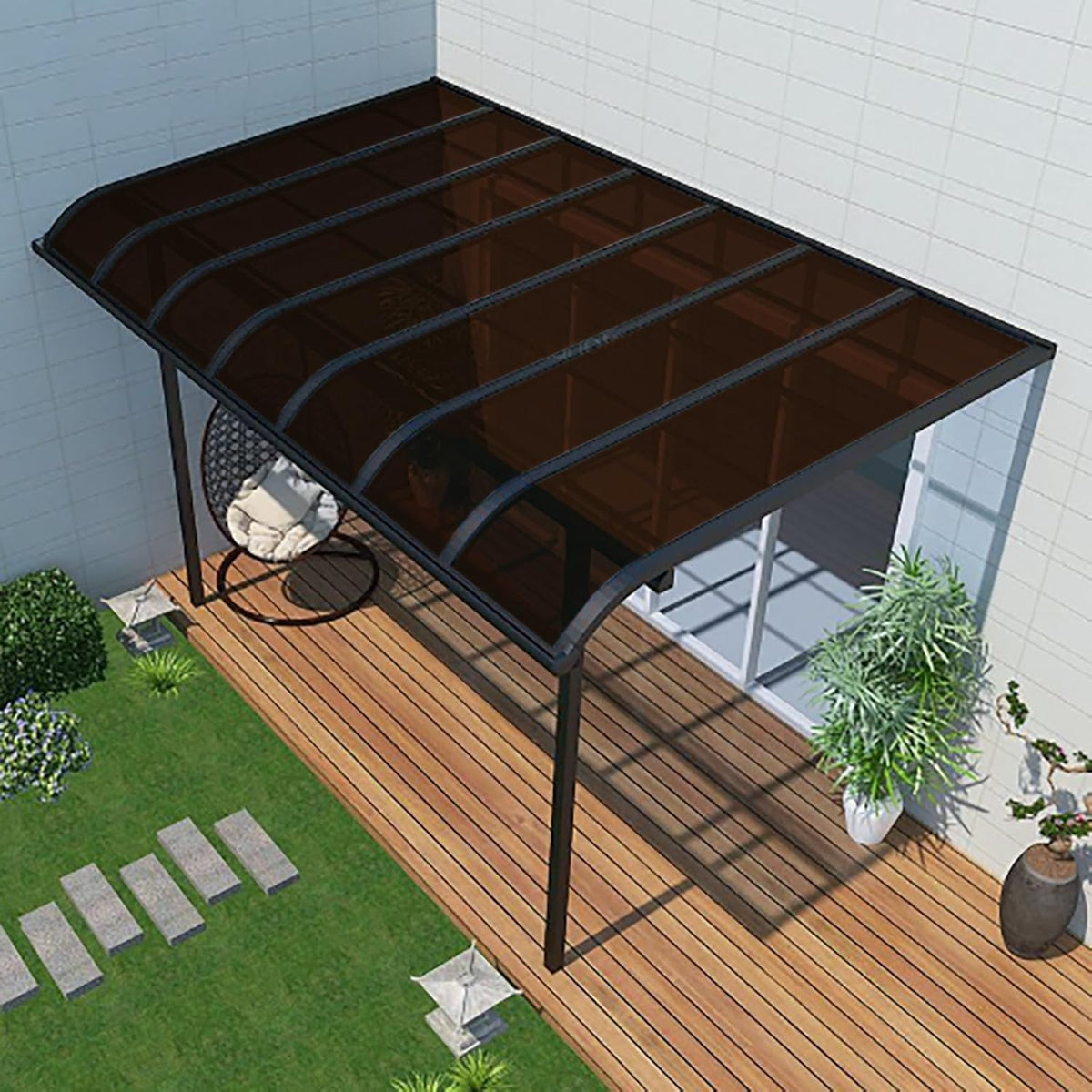 Daylighting Roof Panels Outdoor Sunshade Canopy Panels Greenhouse Panels Not Easy to Deform Easy to