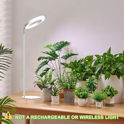 yadoker 72 LEDs Full Spectrum Plant Grow Light for Indoor Plants，Height Adjustable, 6.3" Aluminum