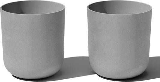 Veradek Mason Series Lima Planter - Round Planter for Indoor or Outdoor Porch/Garden | Made from