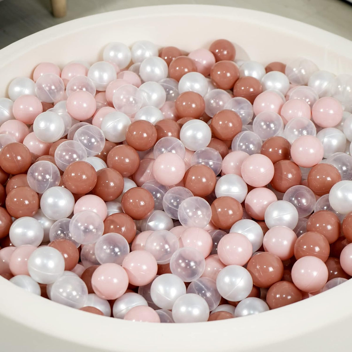 TRENDPLAY Plastic Balls for Ball Pits 2.2 Inch, Pack of 50 100 200 500 Hollow Balls, Perfect for