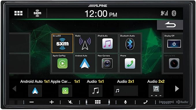 Alpine i407-WRA-JK 7in in-Dash Digital Receiver with SXV300v1 Satellite Radio Tuner Compatible with