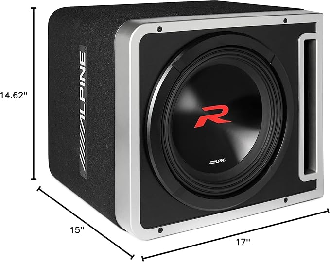 Alpine R2-SB12V Single Type R2 12-in Subwoofer in Vented Enclosure