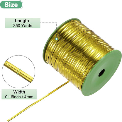 Metal Twist Ties, 350 Yards Metallic Twists Tie Bread Twisty-Ties for Party Decoration/Garden