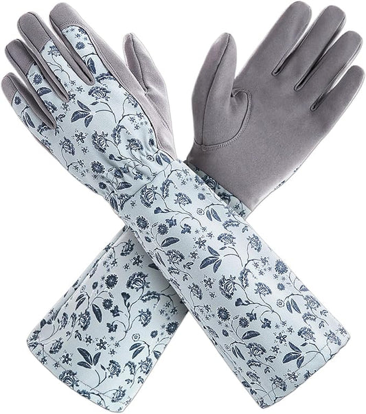 KAYGO Gardening Gloves for Women Long Sleeve, Light Protective Gloves for Yard and Outdoor Work