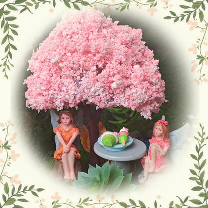 Kai Dream Miniature Fairy Garden Kit, 36 Pcs Miniature Fairy Garden Resin Figurines for Plant Pots