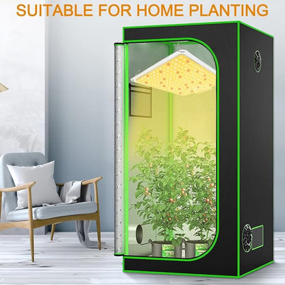 LED Grow Light, SP1000 Sunlike Full Spectrum Dimmable Plant Lights with Thermometer Hygrometer
