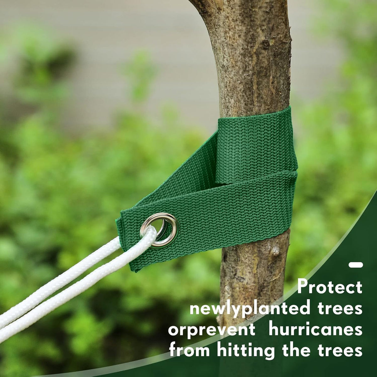 48 Pcs 15.74 Inches Tree Straps for Staking with Grommet Heavy Duty Young Tree and Plant Supports