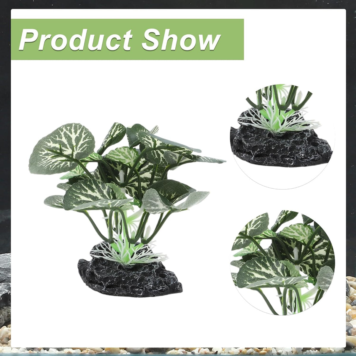 Aquarium Plastic Plants, Silk Aquarium Plants, Silk Plants for Betta Fish Tank, Plastic Plant