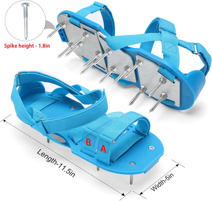 Lawn Aerator Shoes for Grass - Pre-Assembled Grass Aerator Shoes for Lawn - Soil Yard Aerator Tool