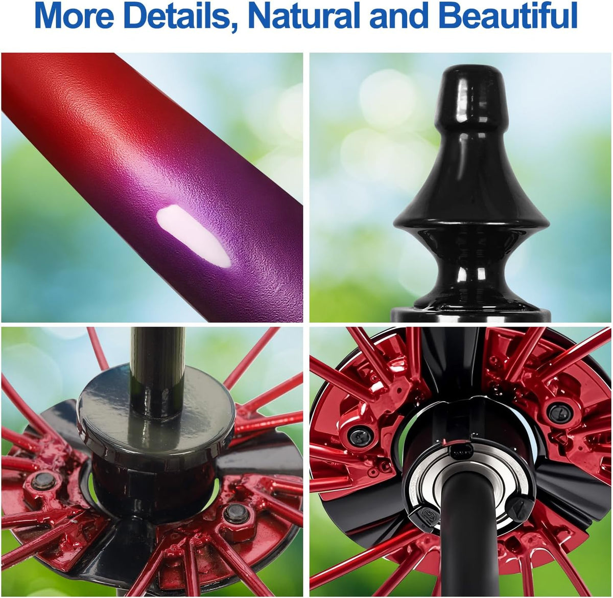 LimeHill Wind Spinners Outdoor, 84" Large Metal Wind Spinners for Yard and Garden, Wind Sculptures