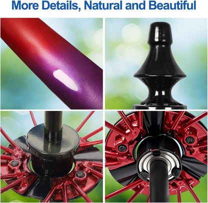 LimeHill Wind Spinners Outdoor, 84" Large Metal Wind Spinners for Yard and Garden, Wind Sculptures