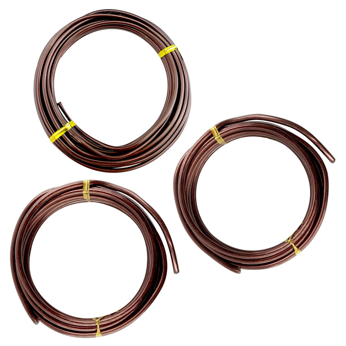 3 Rolls Bonsai Training Wire, Aluminum 2.5mm/3mm/4mm Training Wire for Holding Bonsai Branches