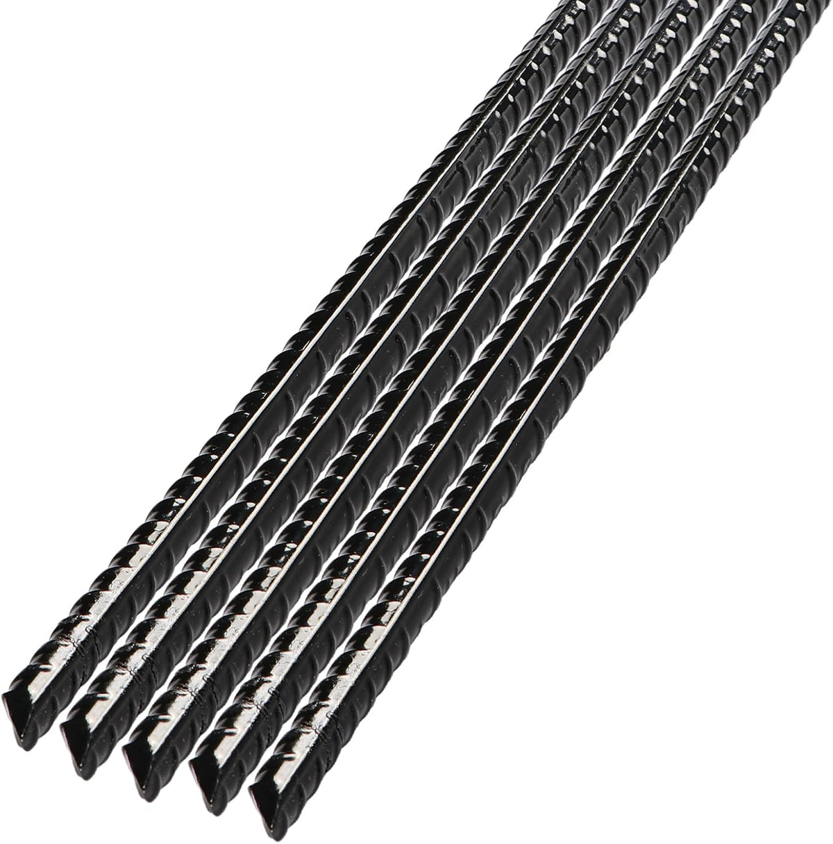 Ground Anchor Stakes, Heavy Duty Straight Rebar Stakes Forged 15inch Camping Stakes with Chisel