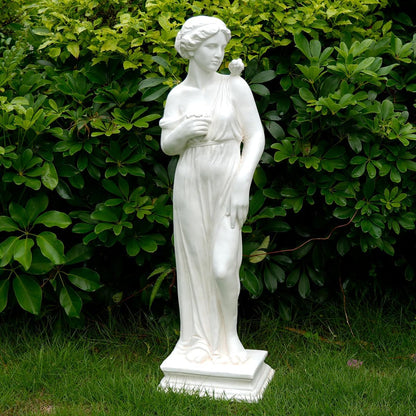 Outdoor Statue, Nymph Sculpture Goddess of Greek Mythology Roman Style for Garden Patio Yard Lawn
