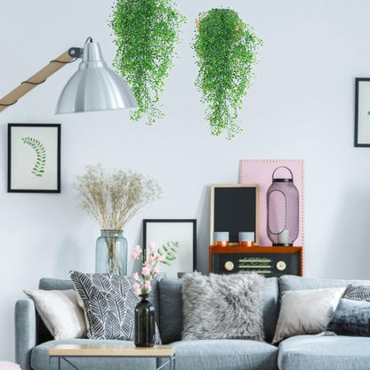 RECUTMS 4Pcs Artificial Hanging Plants Faux Hanging Greenery Ivy Decor Artificial Hanging Vines