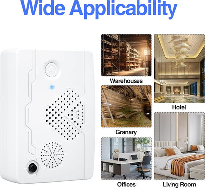 Ultrasonic Bat Devices for Attic: 4PCS Bat Removal Device for Garage, Indoor Outdoor Use - Humane