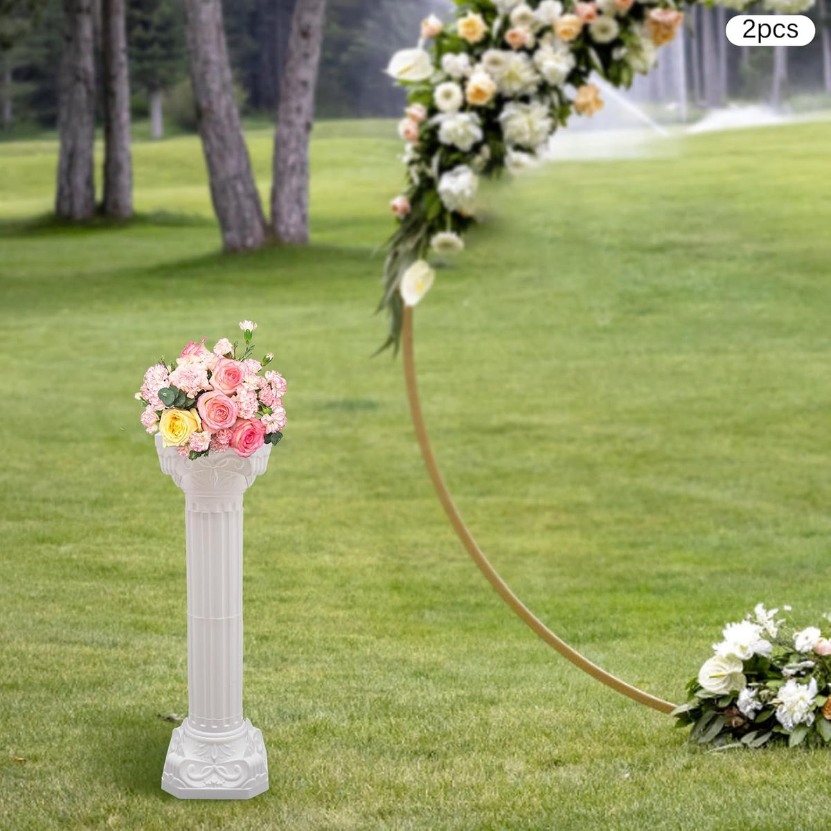Roman Columns Wedding Column Stand Roman Pillar Plant Stand Plastic Greek Column Statue Pedestal
