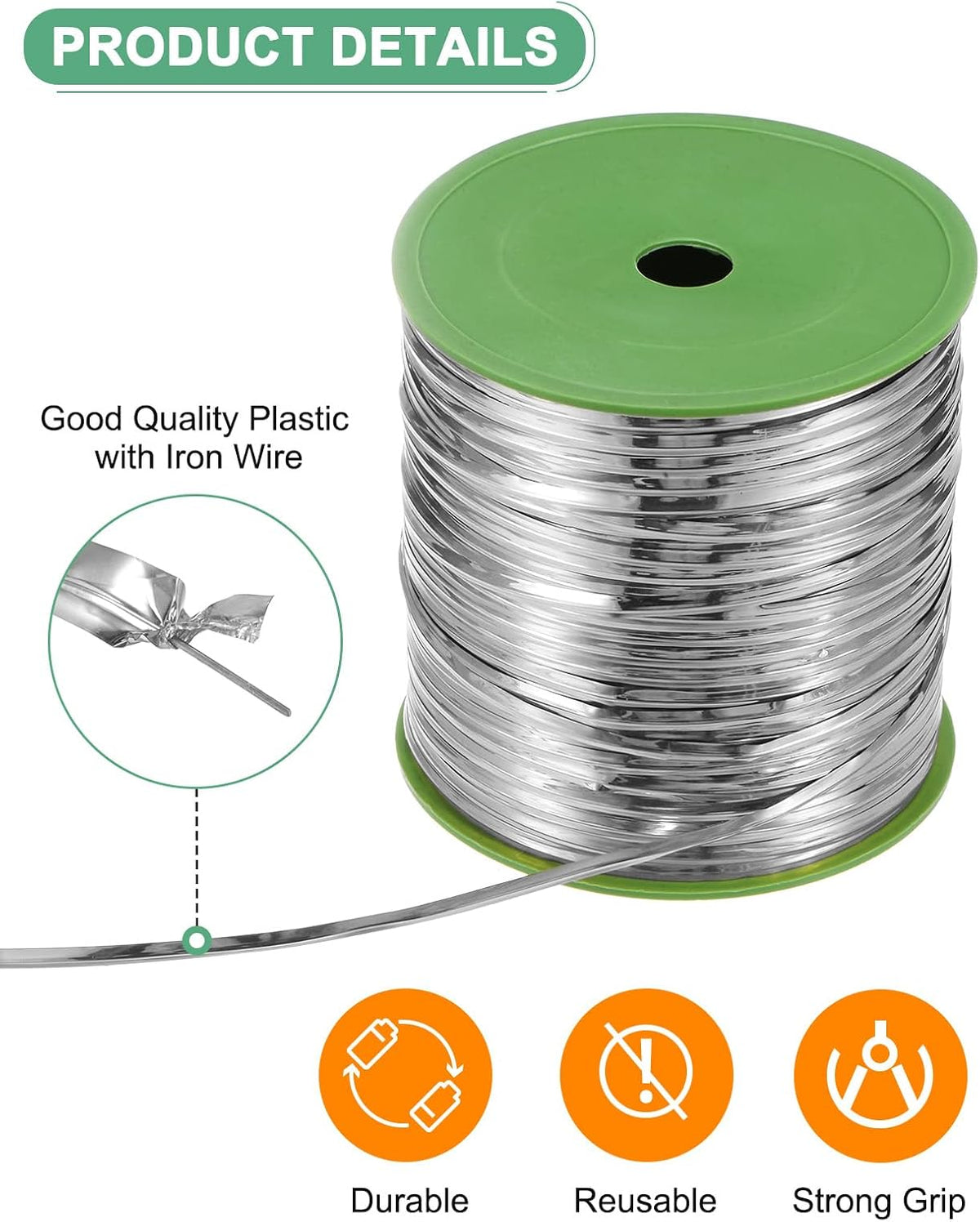 Metal Twist Ties, 350 Yards Metallic Twists Tie Bread Twisty-Ties for Party Decoration/Garden