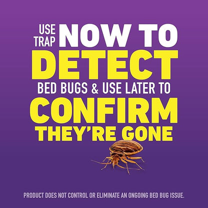 Ortho Home Defense Max Bed Bug Trap, Detect Bed Bugs in Homes and While Traveling, 2 Traps in Each