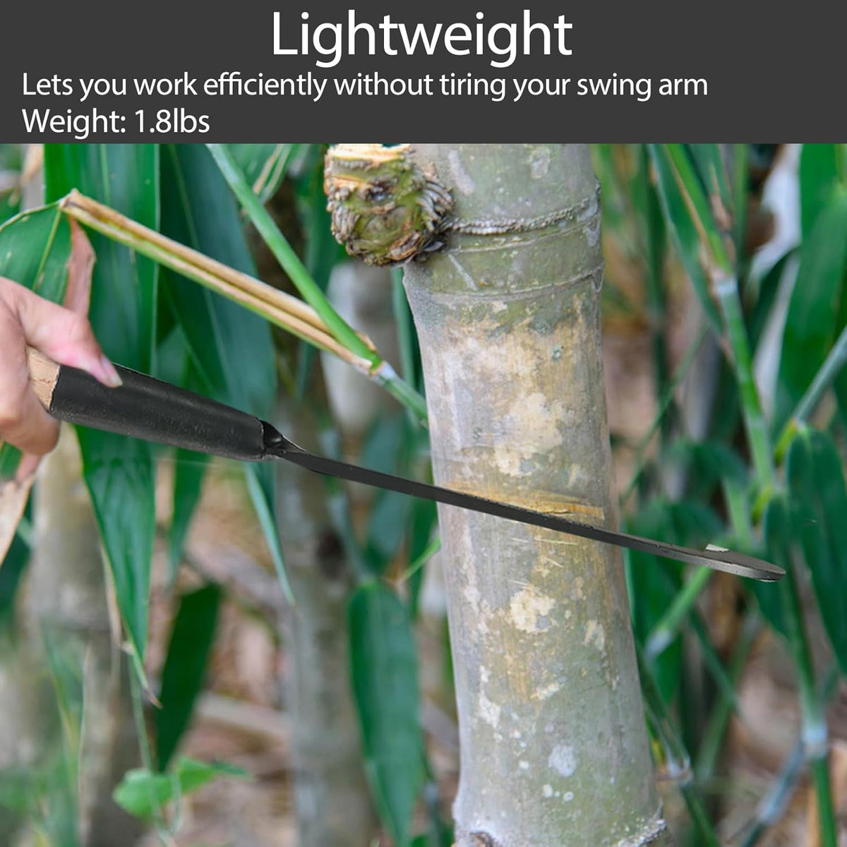 Sickle Garden Tool, Steel Billhook Machete Knife for Cutting Trees Heavy Duty, Hand Grass Weeding