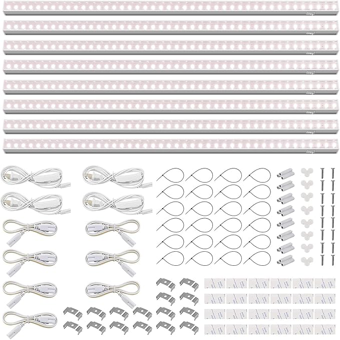 Barrina T5 Grow Lights, Full Spectrum, 4ft 160W (8 x 20W, 1000W Equivalent), LED Grow Light Bulbs