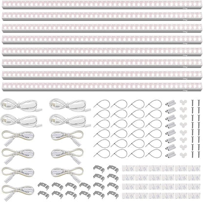 Barrina T5 Grow Lights, Full Spectrum, 4ft 160W (8 x 20W, 1000W Equivalent), LED Grow Light Bulbs