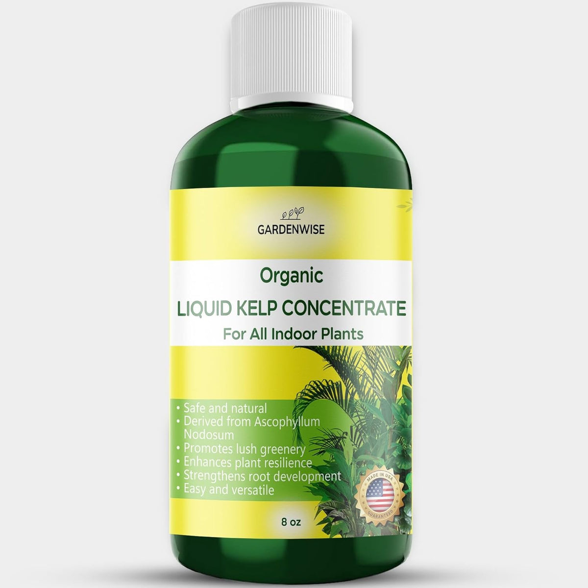 Organic Premium Kelp Seaweed Fertilizer - Liquid Hydroponics Fertilizer - Liquid Plant Food