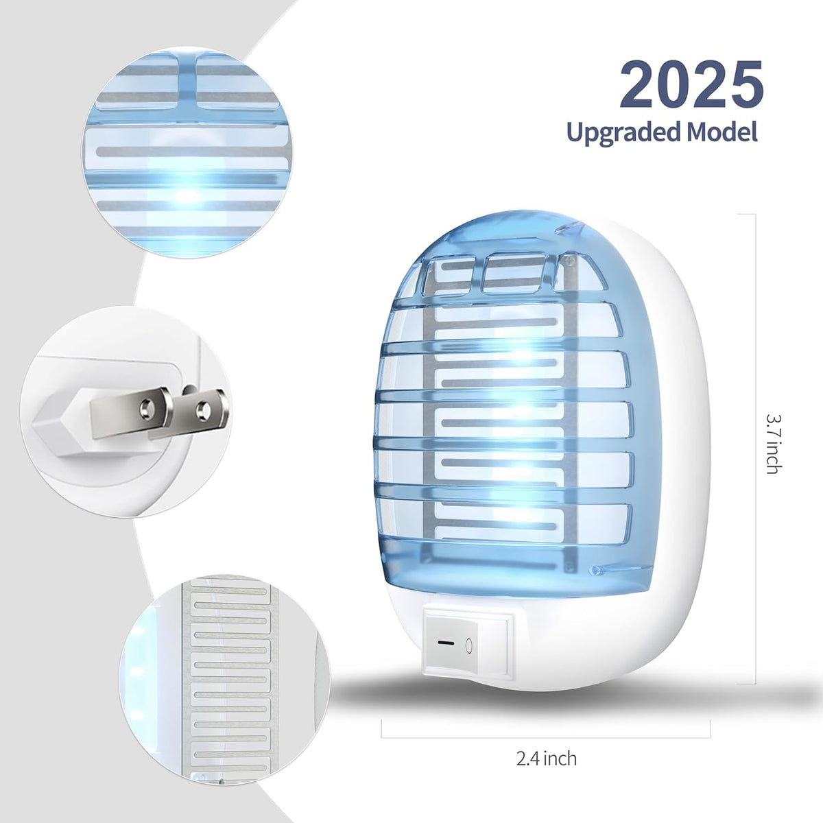 Indoor Bug Zappers, Fly Traps for Indoors, Insect Traps for Home Mosquito Killer for Kids & Pets
