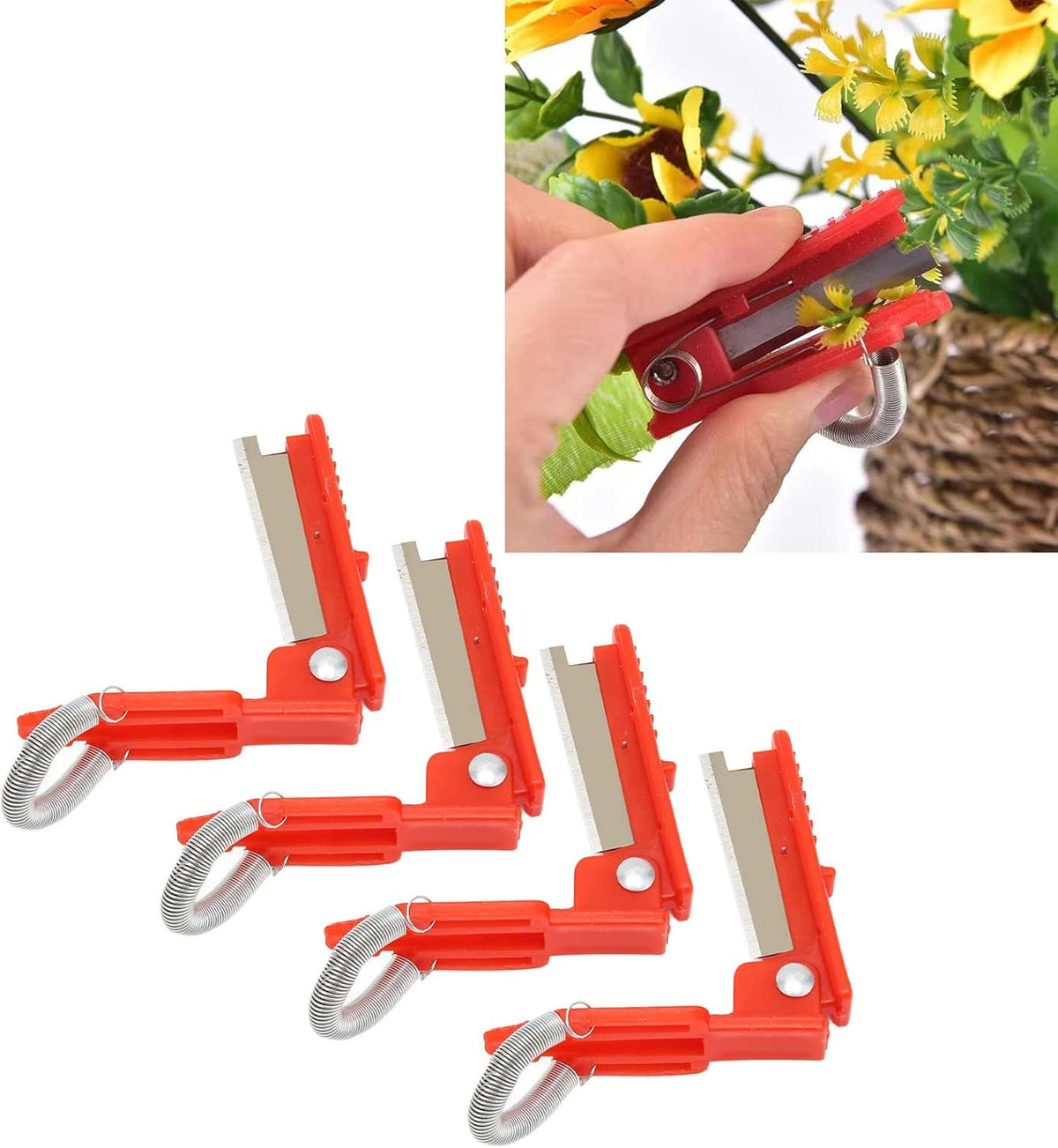Zerodis 10Pcs Thumb Pruner Knife Multi Function Thumb Fruit Picking Device for Fruit Vegetable