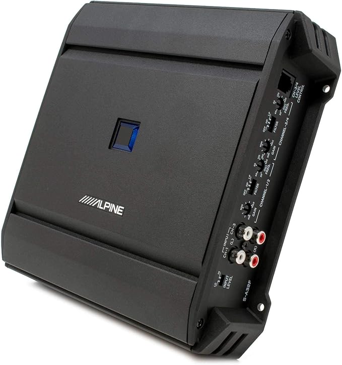 Alpine Type-S Speaker and Amp Bundle 6.5" S-S65C Component Set S-S65 Coaxials with S-A32F Amplifier