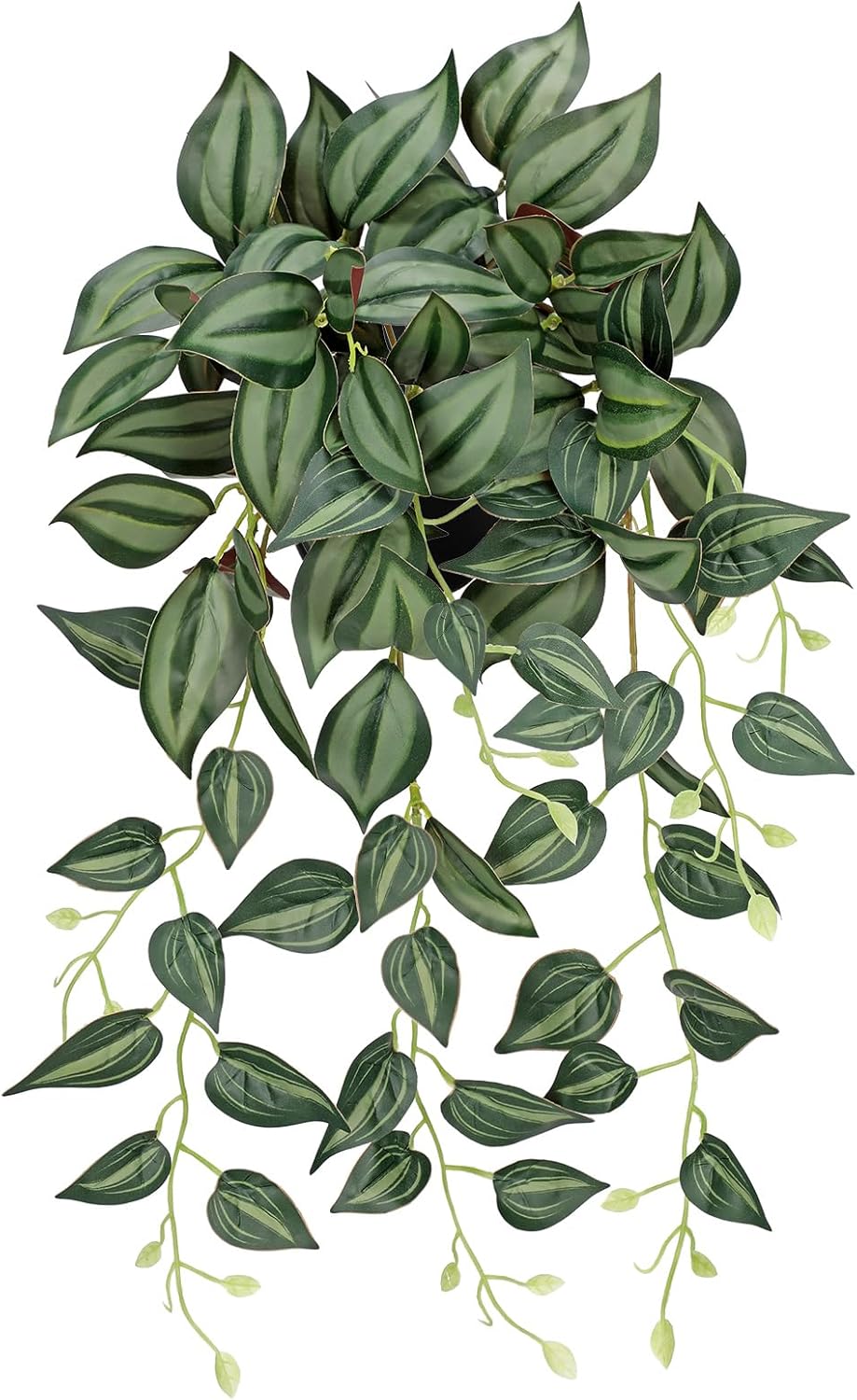 DILATATA Fake Plants Artificial Potted Plants 20 Inch Faux Peperomia Ivy Vine Plant Hanging Plant