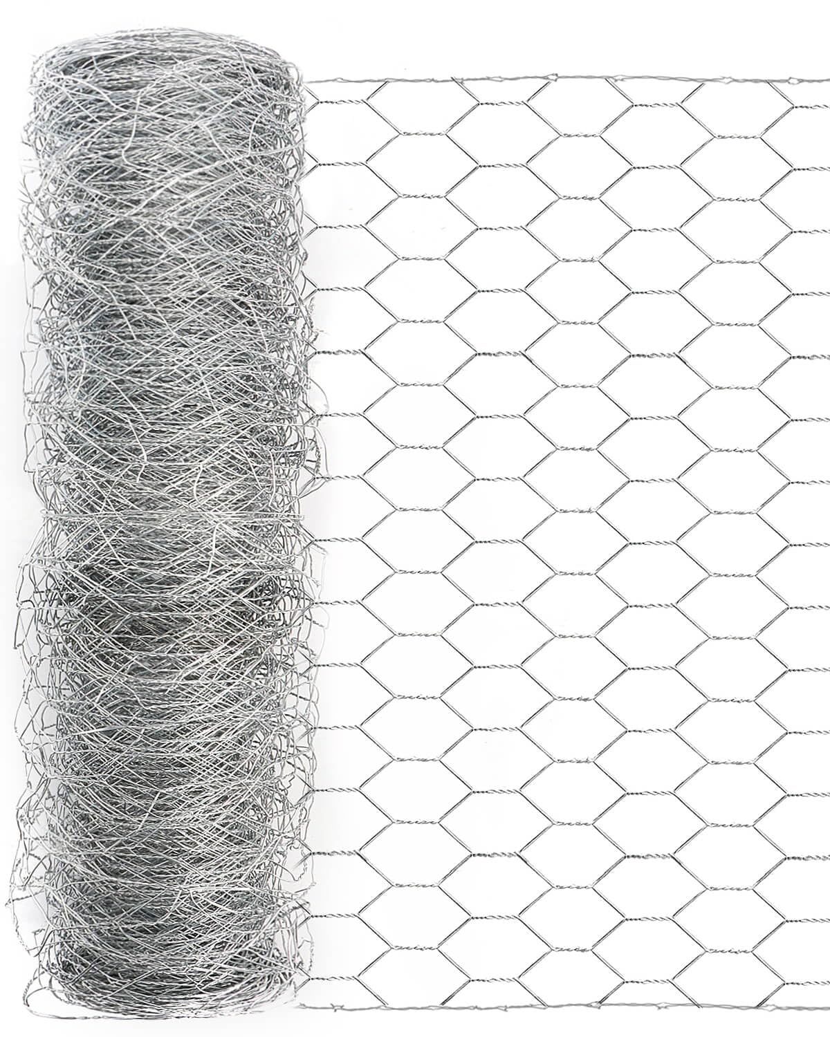 Garden Poultry Chicken Wire Netting - 24 '' × 50 ' Garden Fence Animal Barrier, Chicken Wire for