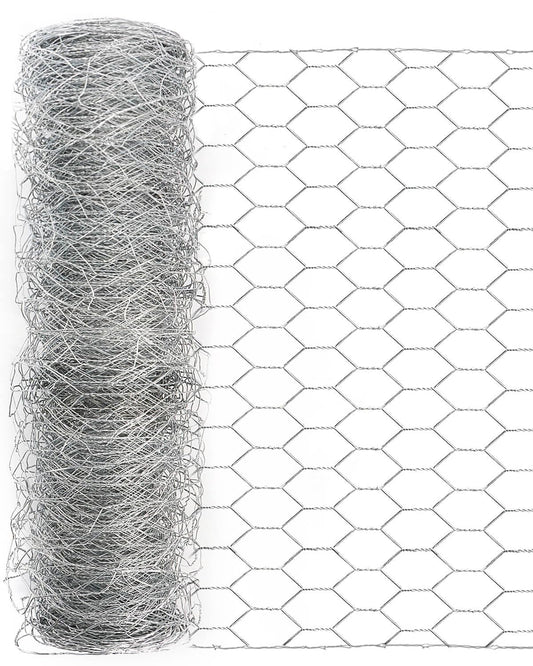 Garden Poultry Chicken Wire Netting - 36 '' × 50 ' Garden Fence Animal Barrier, Chicken Wire for
