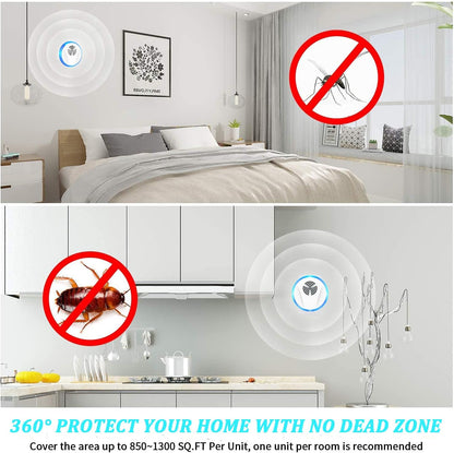 Ultrasonic Pest Repeller Indoor Plug in for Rodent Control, Mosquito Repellent, Cockroach Killer