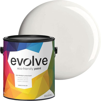 EVOLVE Paint & Primer: Environment-friendly, Low Sheen with One-coat Coverage for Interior &