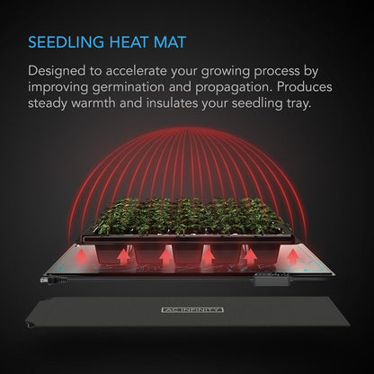 AC Infinity SUNCORE H7, Seedling Mat 48” x 20.75” with Digital Thermostat Controller for Exact