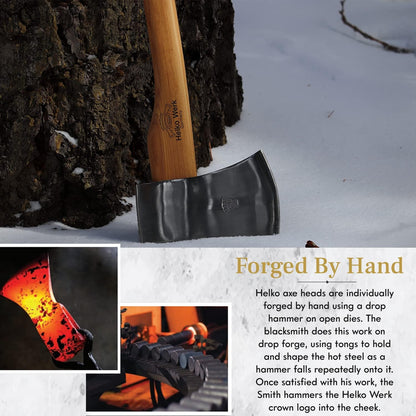 1844 Helko Werk Germany Classic Expedition - 4.5lb Felling Axe - Made in Germany Large Felling Axe