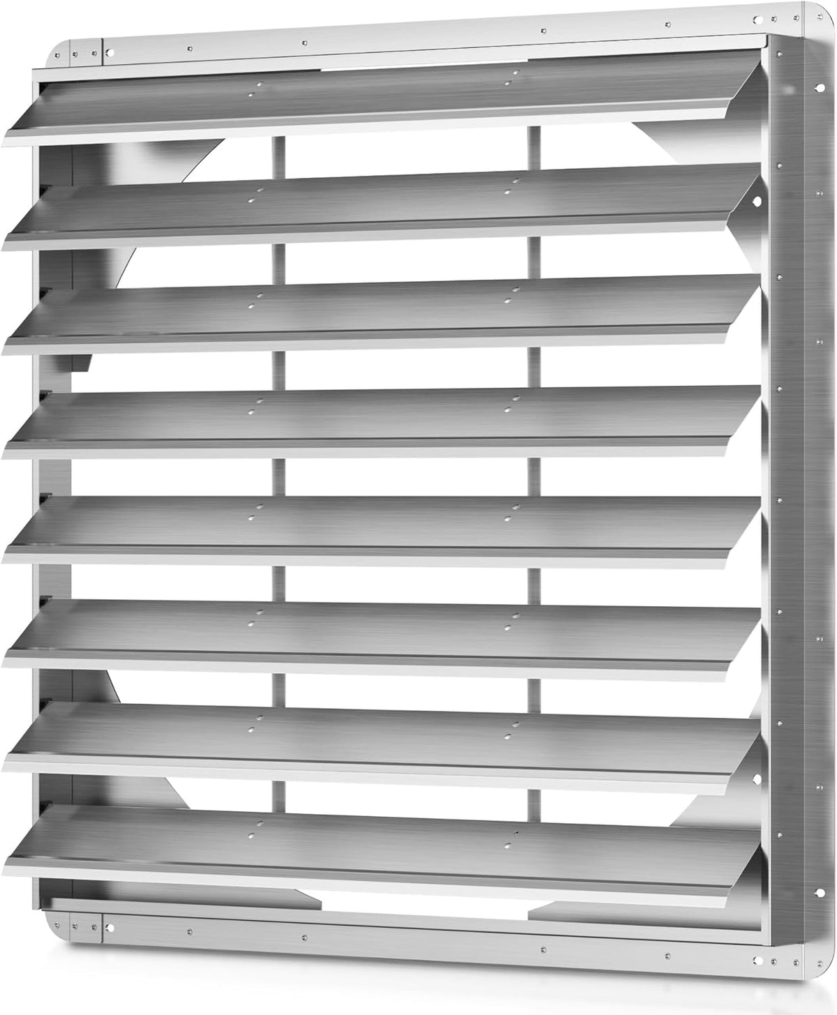 36 Inch Galvanized Shutter Exhaust Louver Vent, Automatic Gravity Shutter Louver Vent for Home