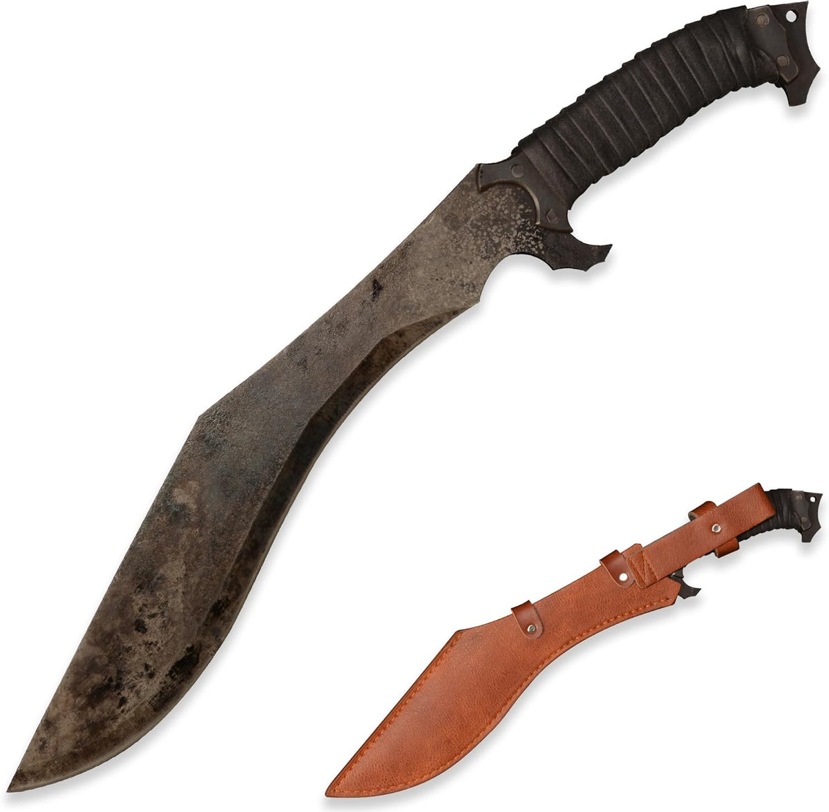 SV Handmade cast Manganese Steel Chopping Blade Sword, Full Tang, Outdoor, Hunting, Camping