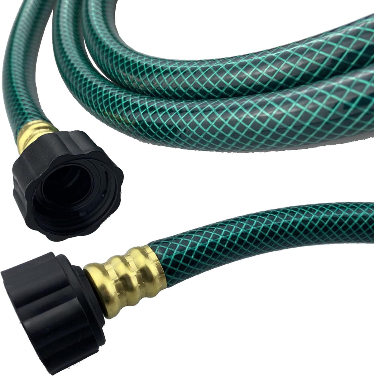 PVC Garden Hose 1/2 Inch, Flexible Water Hose with Male and Female Fittings, No Leaking, Heavy