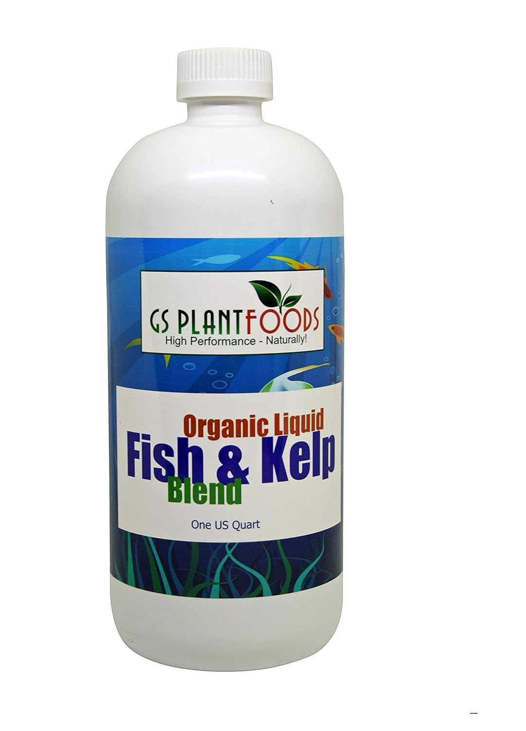 Omri Listed Fish & Kelp Fertilizer for Plants by GS Plant Foods (36oz) - Organic Fertilizer for